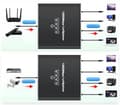 Pikkukuva 5 / 11: SPLITTER LAN 1x4 ADAPTER SWITCH 2xRJ45 ETHERNET 1000Mb GIGABIT