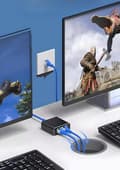 Miniatyrbillede 3 af 8: LAN SPLITTER 1x2 POE POWER SWITCH 2xRJ45 ETHERNET