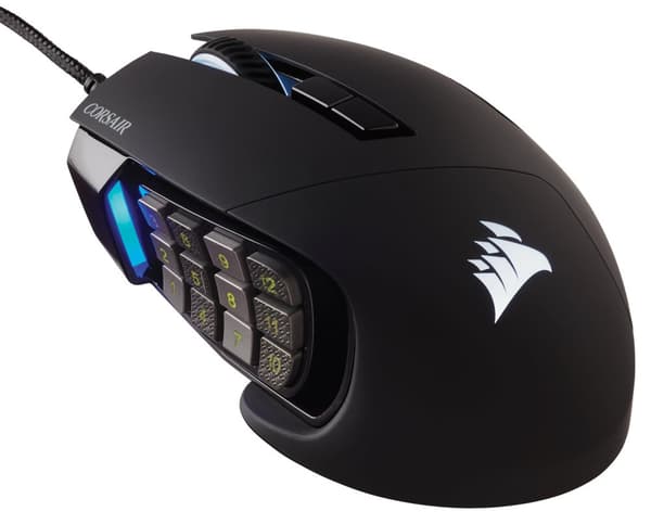 Corsair - Scimitar RGB ELITE Gaming Mouse Black