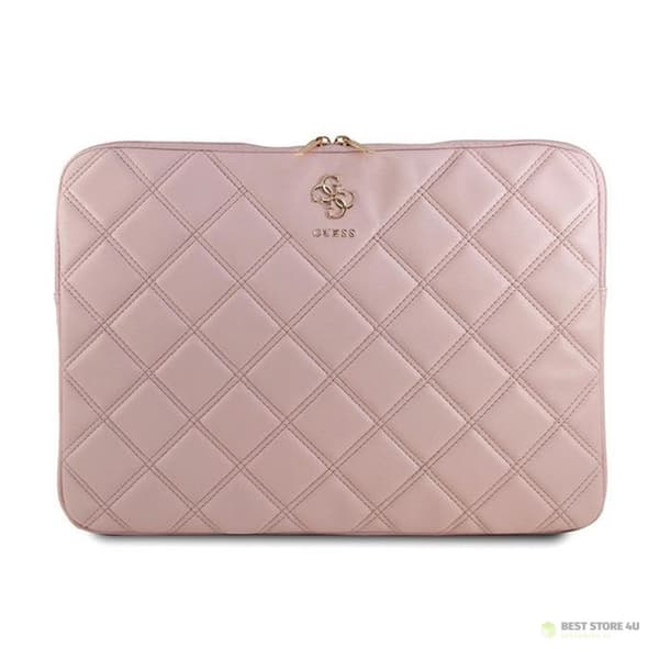 Guess Quilted 4G Sleeve - Notebook-fodral 15" / 16" (rosa)