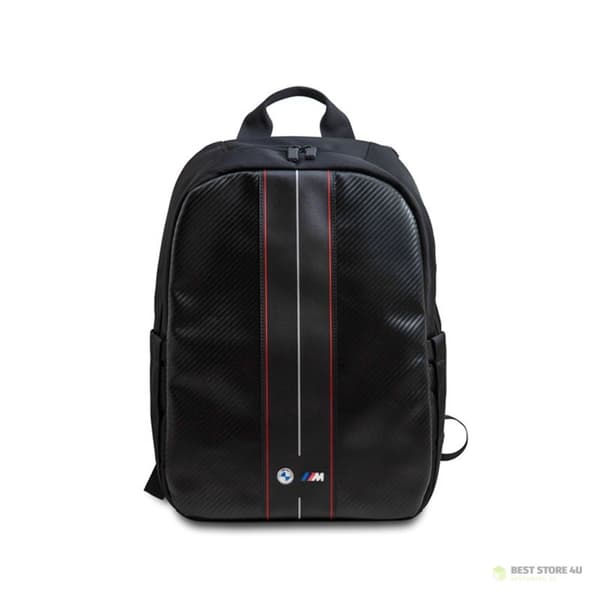 BMW Carbon Red Stripes - 16" Notebook Rygsæk (Sort)