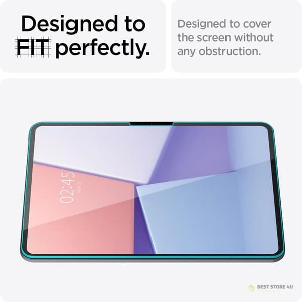 Spigen GLAS.TR EZ FIT - Härdat glas för iPad Pro 11" (M4, 2024) (Transparent)