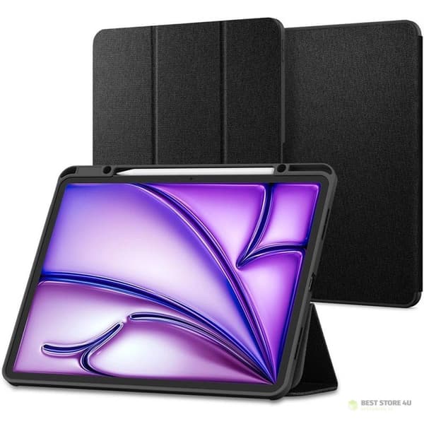 Spigen Urban Fit - Etui til iPad Air 11"" M2 (2024) / iPad Air 10.9"" (5.-4. generation) (2022-2020) (Sort)