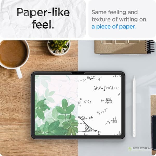 Spigen Paper Touch - Hærdet Glas til iPad Air 11" (M2, 2024) (Mat Klar)