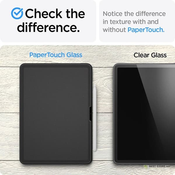 Spigen Paper Touch - Hærdet Glas til iPad Air 11" (M2, 2024) (Mat Klar)