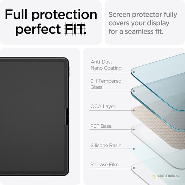 Spigen Paper Touch - Hærdet Glas til iPad Air 11" (M2, 2024) (Mat Klar)