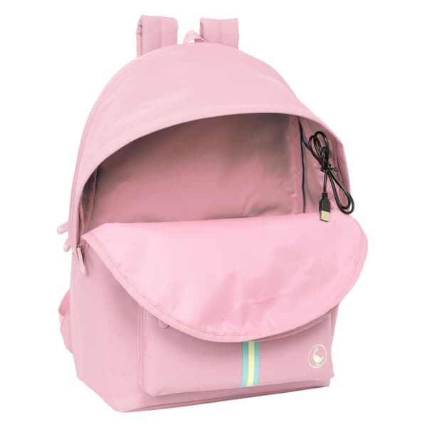 School Bag El Ganso +usb el ganso basics Pink 31 x 44 x 18 cm