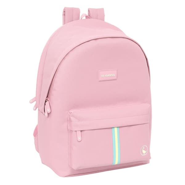 School Bag El Ganso +usb el ganso basics Pink 31 x 44 x 18 cm