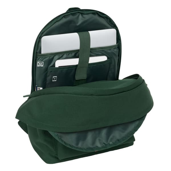 School Bag El Ganso +usb el ganso basics Green 31 x 44 x 18 cm