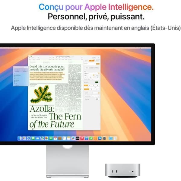 Apple - Mac mini (2024) Apple M4-chip - 16 GB RAM - 256 GB SSD-lagerplads - 10-core CPU 10-core GPU - Sølv