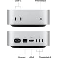 Pikkukuva 2 / 5: Apple - Mac mini (2024) Apple M4 -siru - 16 Gt RAM - 512 Gt SSD-tallennustila - 10-ytiminen CPU 10-ytiminen GPU - Hopea