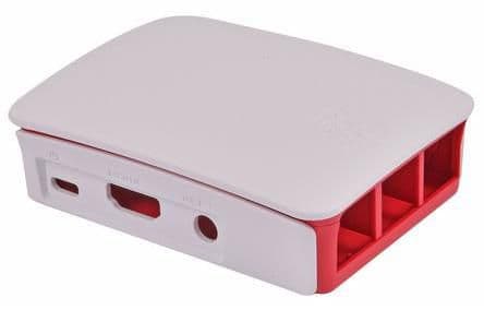 Raspberry Pi Officiel Pi 3 Kabinet Hvid/med, RASPBERRY-PI3-KABI