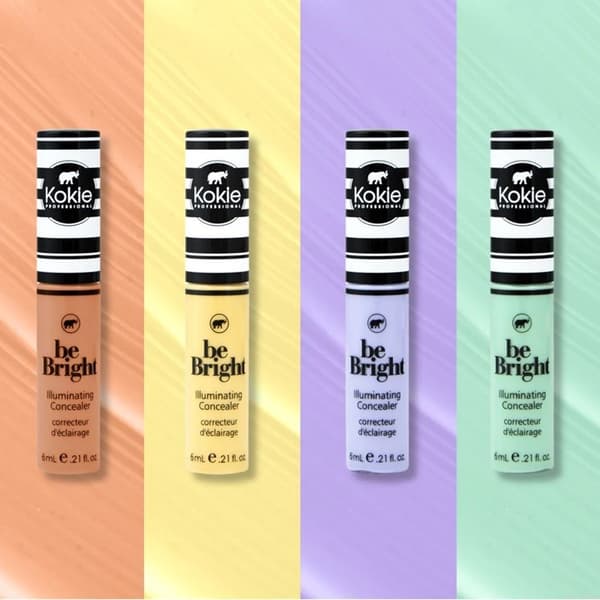 Kokie Be Bright Illuminating Concealer Color Correct - Yellow