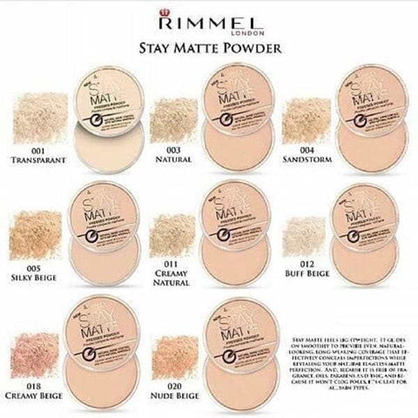 Rimmel Stay Matte Lasting Pressed Powder -  011 Creamy Natural