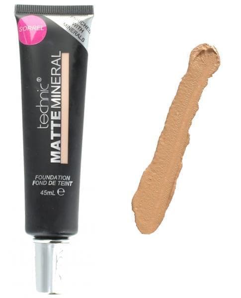 Technic MATTE MINERAL Full Coverage Foundation - Sorrel