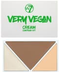 Miniatyrbild 1 av 6: W7 Very Vegan Cream Contour Kit - Fair Light