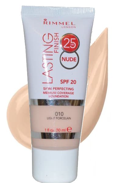 Rimmel Lasting Finish 25Hr Nude Foundation SPF20-Light Porcelain