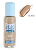 Miniatyrbild 1 av 3: Rimmel Clean Finish Matte Foundation - 240 Soft Beige