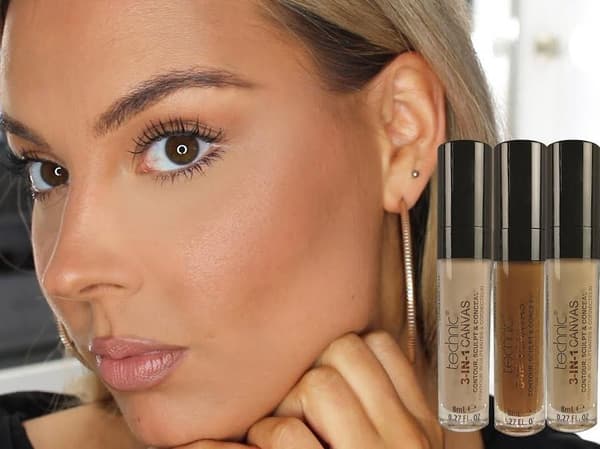 Technic 3-in-1 Canvas Full Coverage Concealer-Porcelain