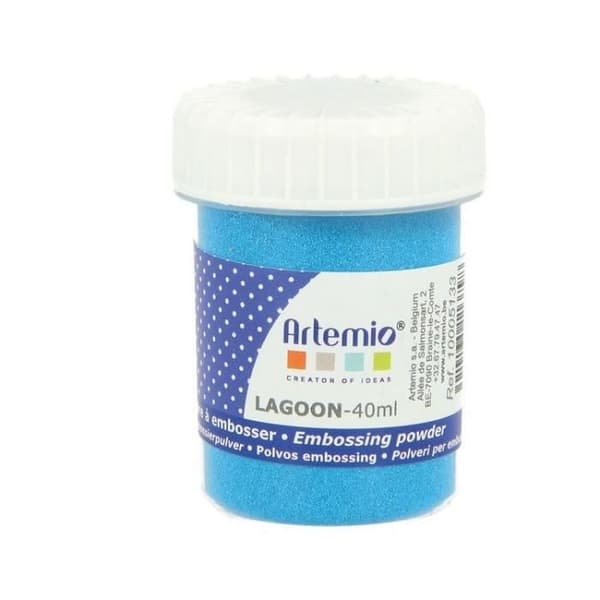 Puder för präglings - ARTEMIO - Lagon - 40ml - Mörk blå - Polymer
