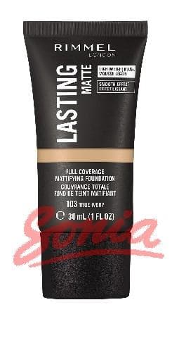 Rimmel backing Lasting Matte 103 True Ivory 30ml