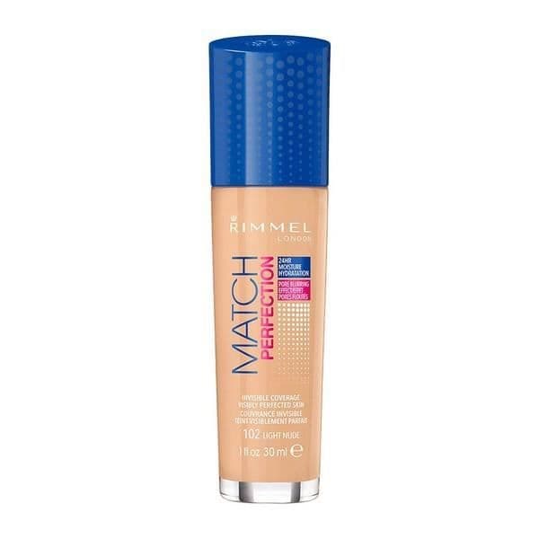 Rimmel London Match Perfection flytande makeup primer - färg:100 - elfenben 30 ml