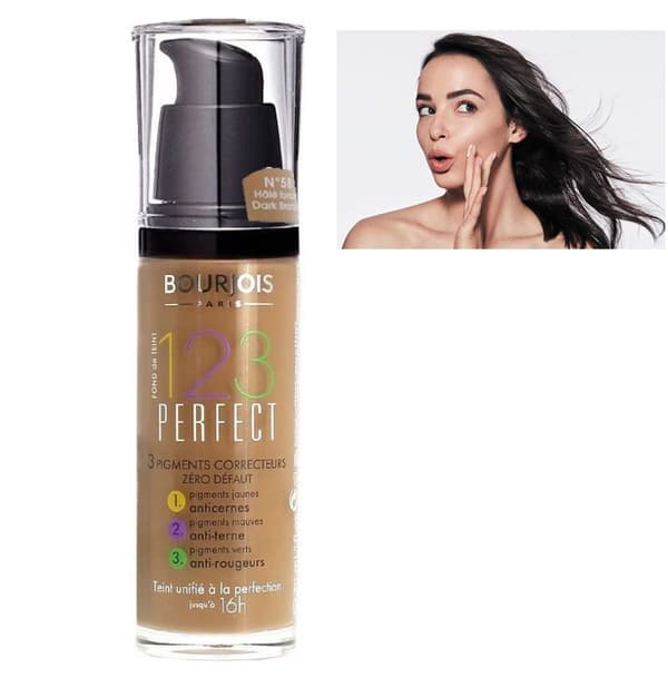 Bourjois 123 Perfect  Foundation SPF10 - Dark Bronze