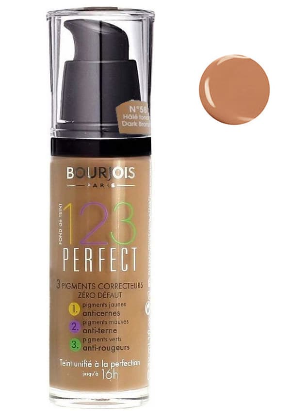 Bourjois 123 Perfect  Foundation SPF10 - Dark Bronze
