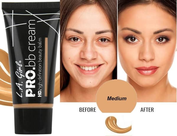 L. A. Girl Pro BB Cream HD Beauty Balm-Medium