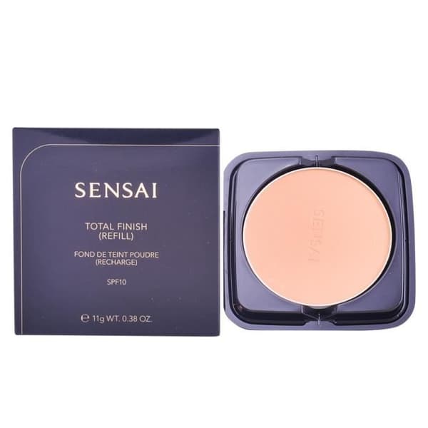 sensai total finish foundation refill tf205 beige topas