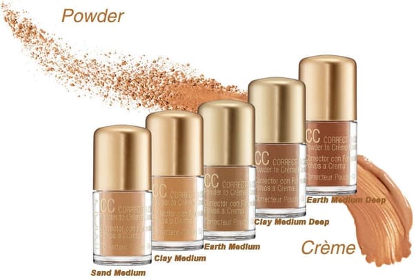 IMAN CC & Cover Skin Tone Evener Powder to Creme Concealer - Clay Medium