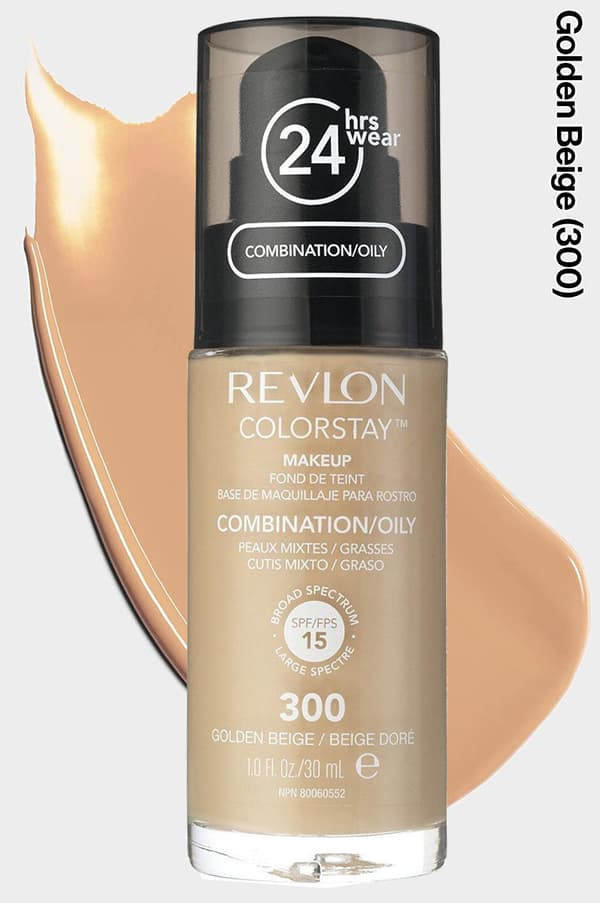 Revlon Colorstay SPF 15 Foundation Combination/Oily Skin-Golden Beige