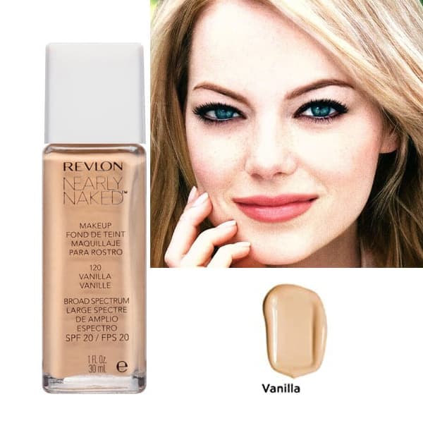 Revlon Nearly Naked Make Up Foundation SPF 20 -120 Vanilla