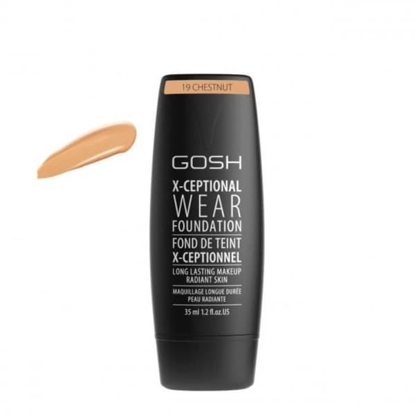 X-Ceptional Wear Foundation Long Lasting Makeup 19 Chestnut 35ml