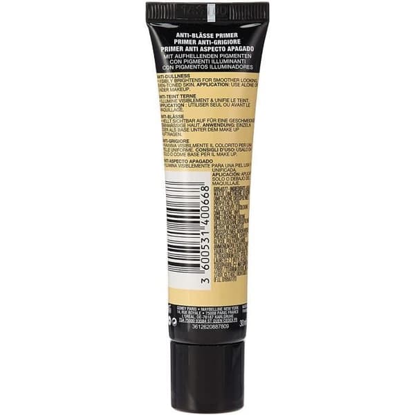 Maybelline New York Prime Protect Makeup Radiance Primer 30ml