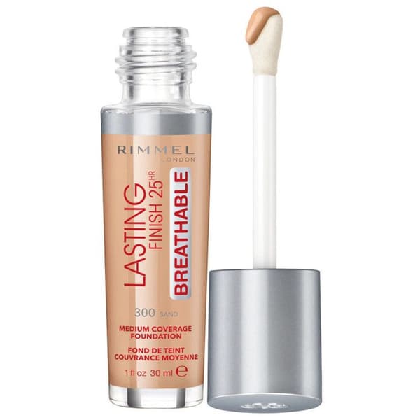 Rimmel London Lasting Finish Foundation Medium täckning 25h SPF20 30ml Sand #300