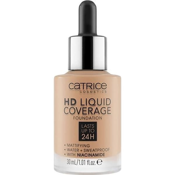 Catrice Face HD Liquid Coverage Foundation N°050 Rosy Ash 30ml