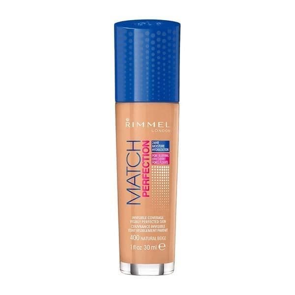 Rimmel London Match Perfection flytande makeup primer - färg:100 - elfenben 30 ml