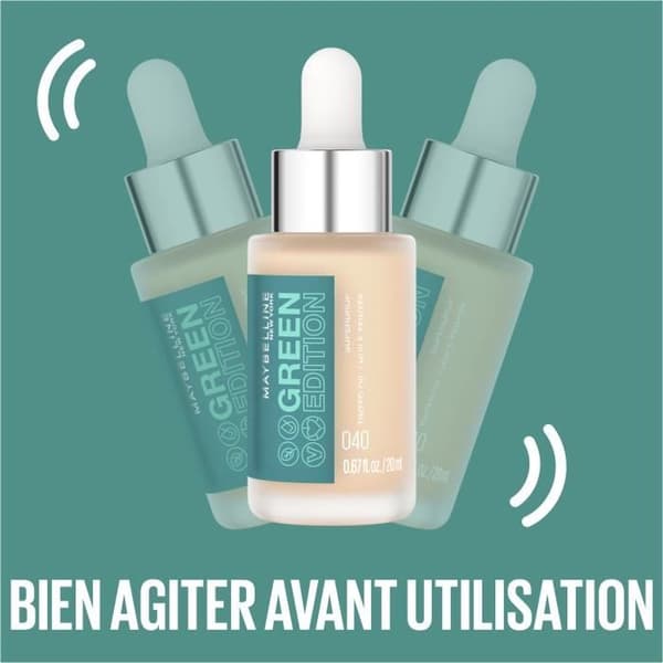Ansiktsolja - MAYBELLINE NEW YORK - Grön utgåva Superdrop - Färgad N°60 - 30ml - Foundation