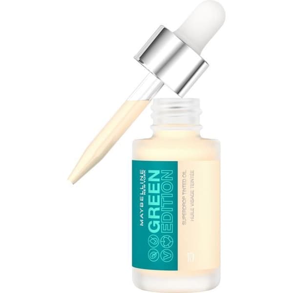 Huile Visage - MAYBELLINE NEW YORK - Green Edition Superdrop - Teintée - 30ml - N°10