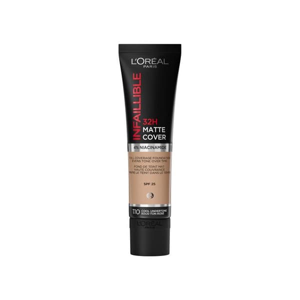Foundation - L'Oreal - Infaillible Mat 110 - Beige - 32H - SPF 25