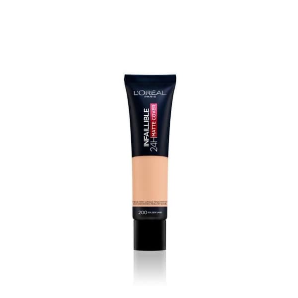 L'OREAL PARIS Infaillible 24H Matt Cover High Coverage Foundation Mattifying/Light 200 Golden Sand
