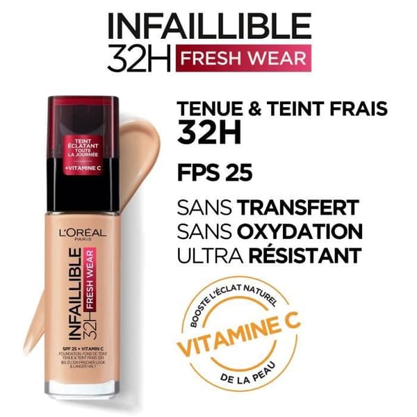 L'Oréal Paris Infallible 32h Freshwear Foundation 130 Beige Skin