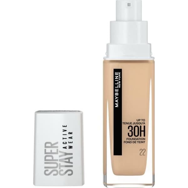 MAYBELLINE NEW YORK Superstay 30H Foundation - N°22 Lätt honung - 30 ml
