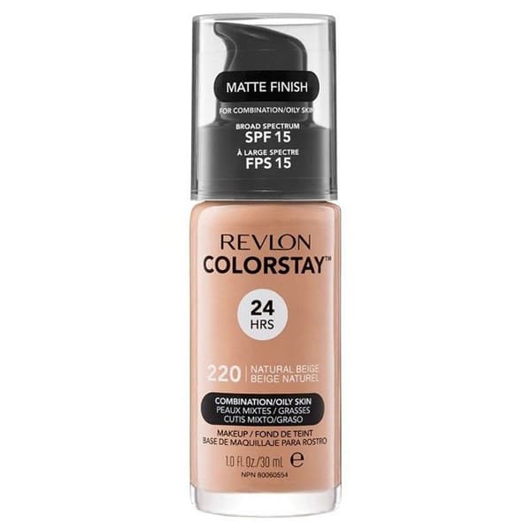 Revlon Colorstay Foundation Kombination till fet hud N°220 Naturlig Beige 30ml