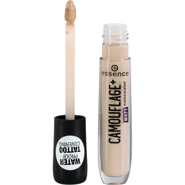 Concealer - Essence - Camouflage Corrector + Matt - 30 Lätt honung - Vattentät - Vegansk - Hög täckning