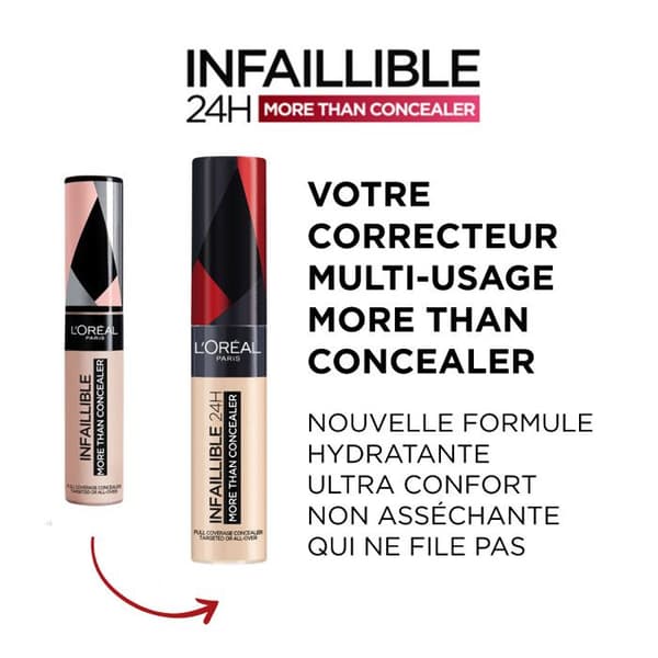 Concealer - Infallible - 327 Cashmere - 11ml - Intensiv täckning - Långvarig 24h