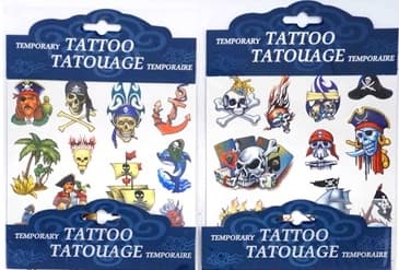 32467 Tatueringar Tattoos Tattoo Pirat Döskallar Nr1
