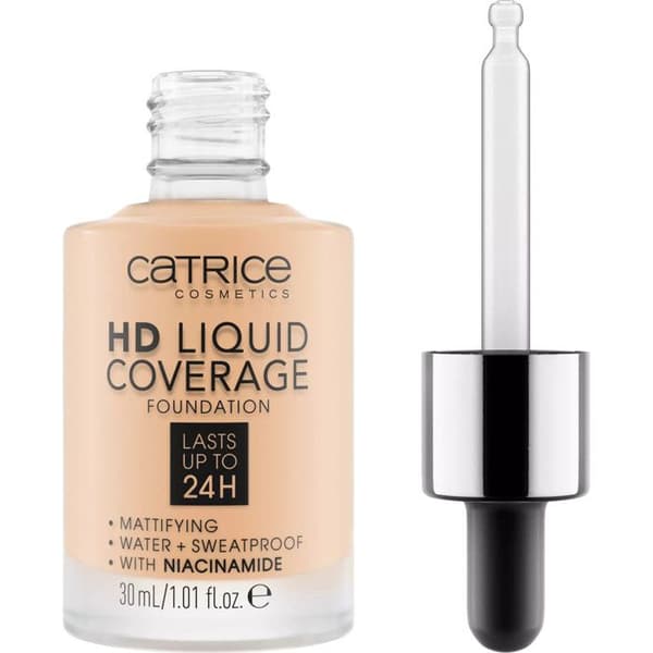 Catrice - HD Coverage Liquid Foundation - 05 Ivory Beige