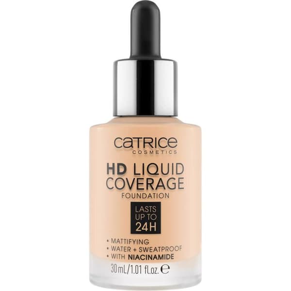 Catrice - HD Coverage Liquid Foundation - 05 Ivory Beige